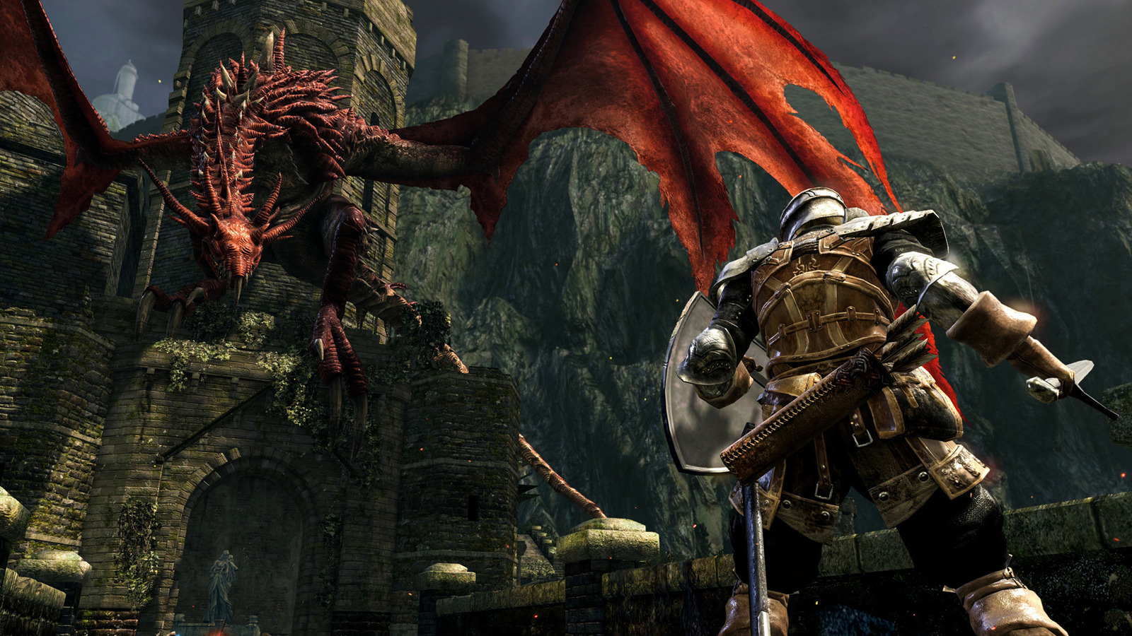 Игра Dark Souls Trilogy, русские субтитры (PS4)