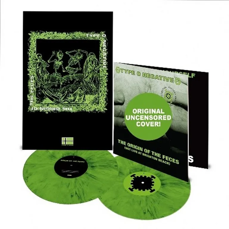 Виниловая пластинка TYPE O NEGATIVE - The Origin Of The Feces (Green & Black)