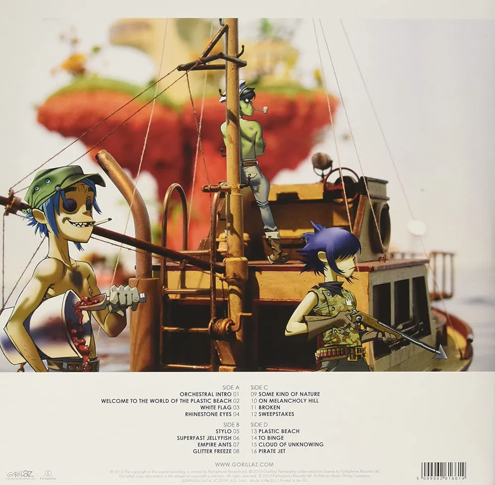 Виниловая пластинка GORILLAZ - Plastic Beach