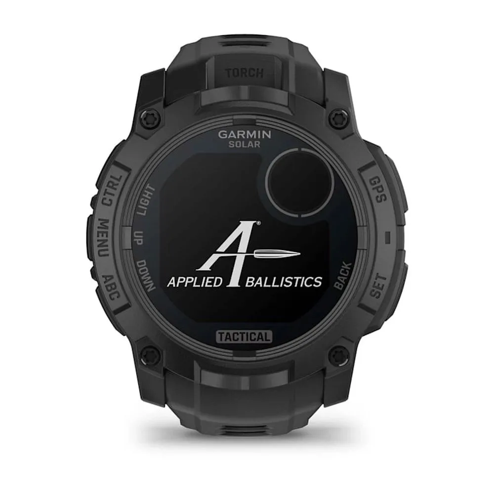 Смарт-часы Garmin Instinct 3 Tactical Edition - 50 mm, Solar, Черный, черный ремешок