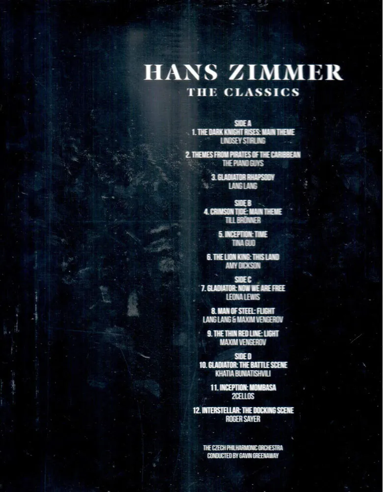 Виниловая пластинка ZIMMER HANS - The Classics
