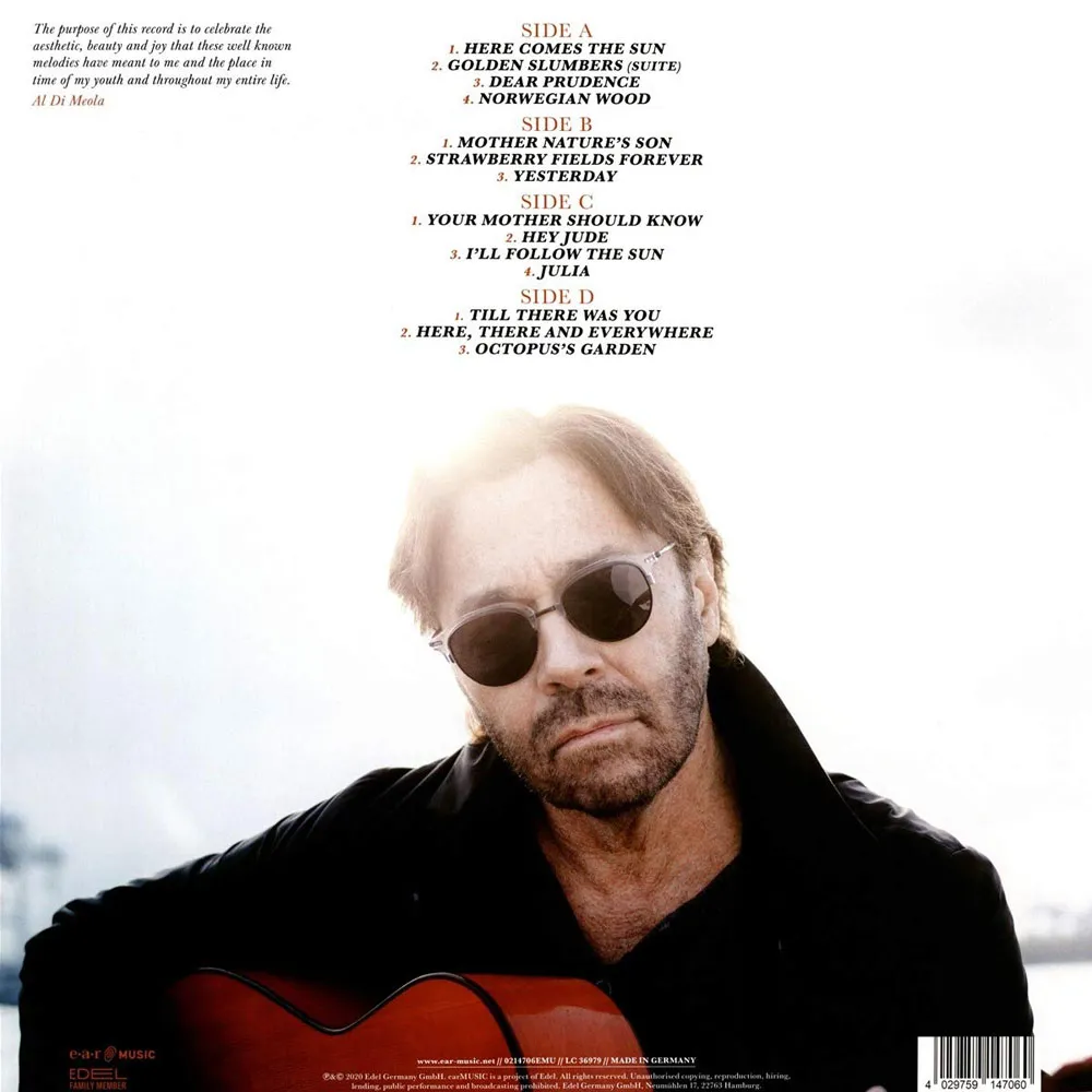 Виниловая пластинка DI MEOLA AL - Across The Universe