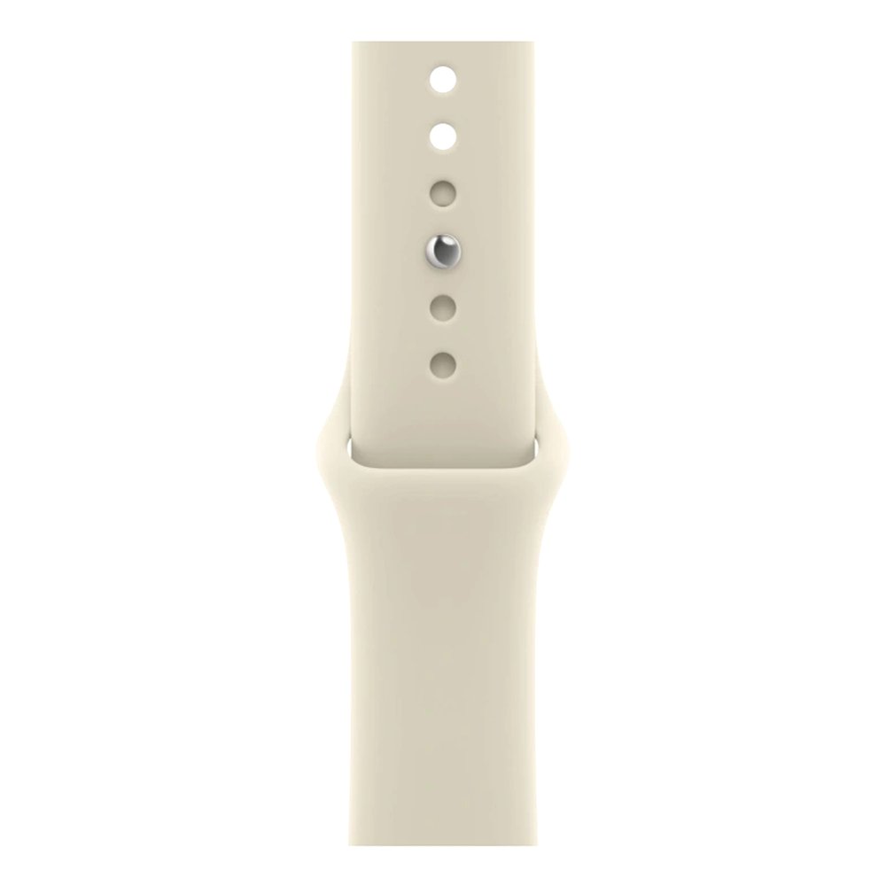 Смарт-часы Apple Watch Series 12, 42 мм, GPS, корпус алюминий Light Gold, ремешок Sport Band Sand, размер S/M