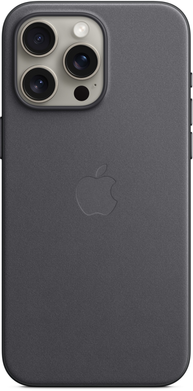 Чехол Apple MagSafe FineWoven для iPhone 15 pro Черный - MT4H3