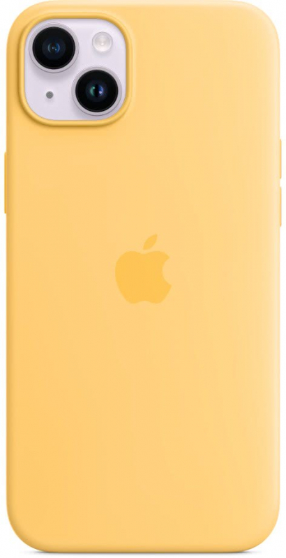 Чехол iPhone 14 Silicone MagSafe Желтый - MPT23