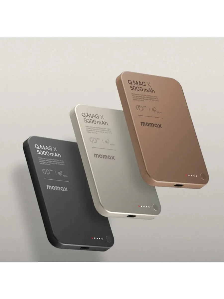 Внешний аккумулятор Momax Q.Mag X Battery Pack 5000mAh  Золотой