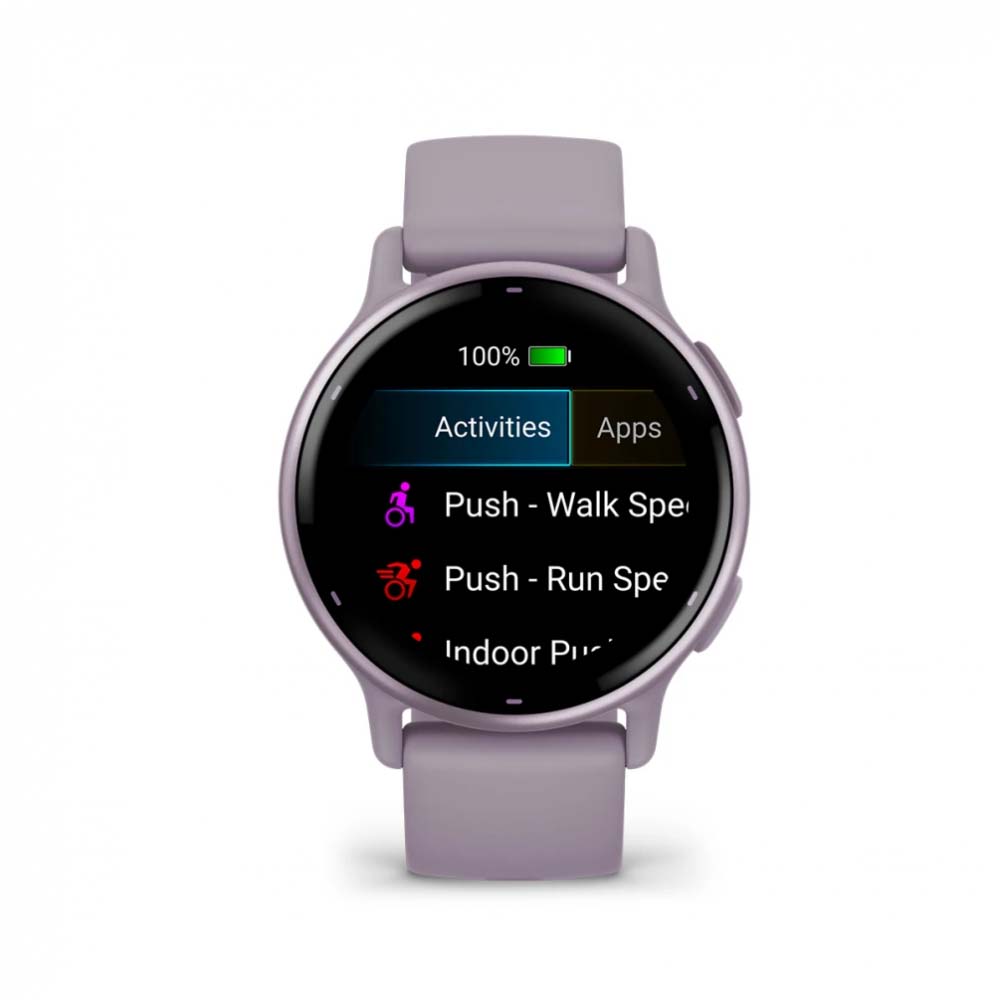 Смарт-часы Garmin Vivoactive 5 - 42 mm, цвет Орхидеи, металлический безель, силиконовый ремешок