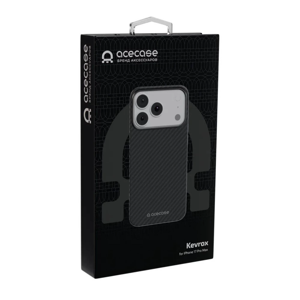 Чехол AceCase Kevrox for 17 Pro Черный