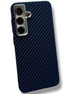 Чехол Mosbros светящийся для Samsung S25 с MagSafe Blue