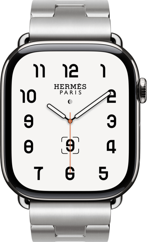 Смарт-часы Apple Watch S10 Hermes - 42 mm титановый корпус, браслет Grand H размер L