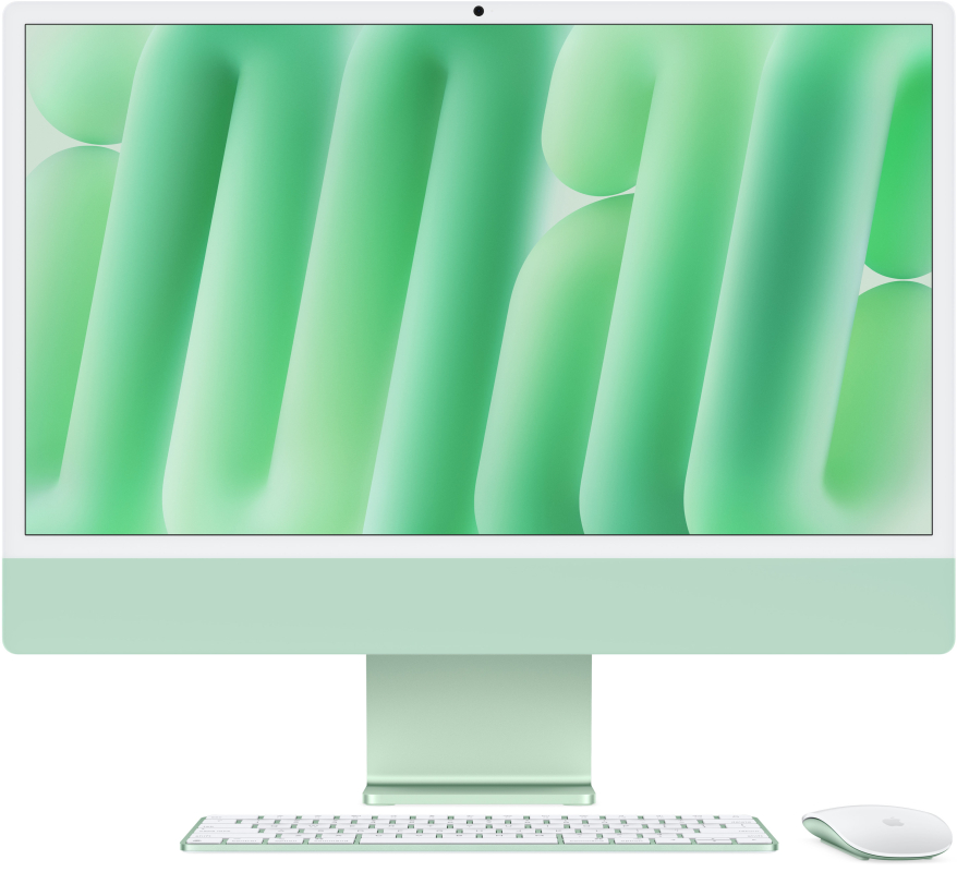 Моноблок Apple iMac 24" M4 (2024) Retina 4,5K 10C CPU/10С GPU, 24 GB RAM, 512 GB SSD, Green (Z1EM0012L)