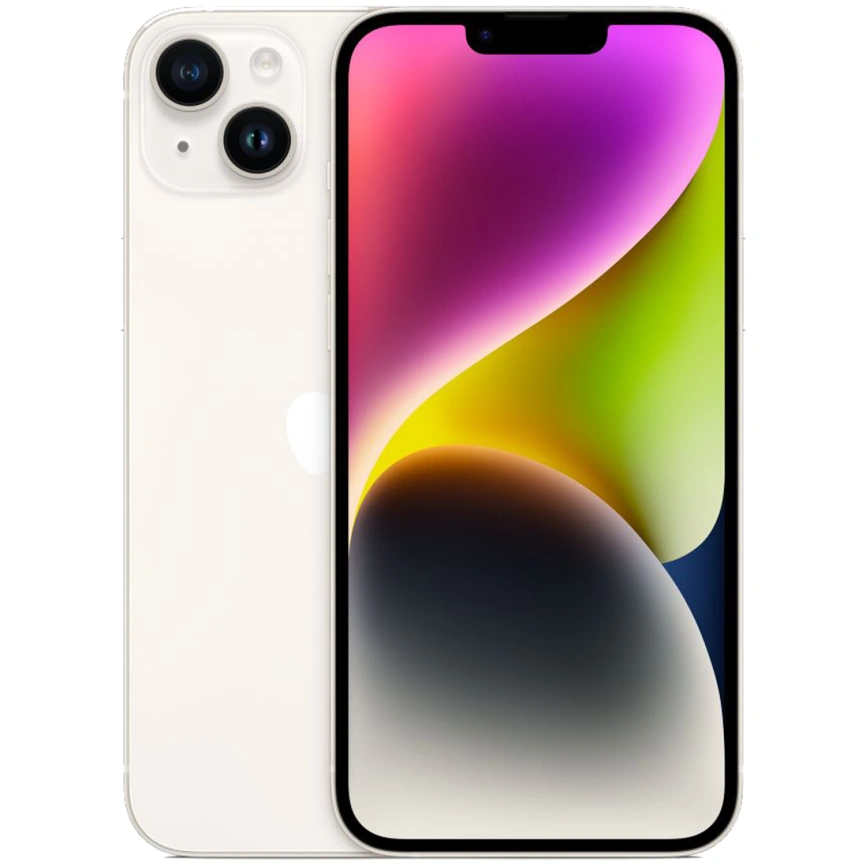 Смартфон Apple iPhone 14 DualSim 256 ГБ Starlight Смартфон Apple iPhone 14 DualSim 256 ГБ Starlight