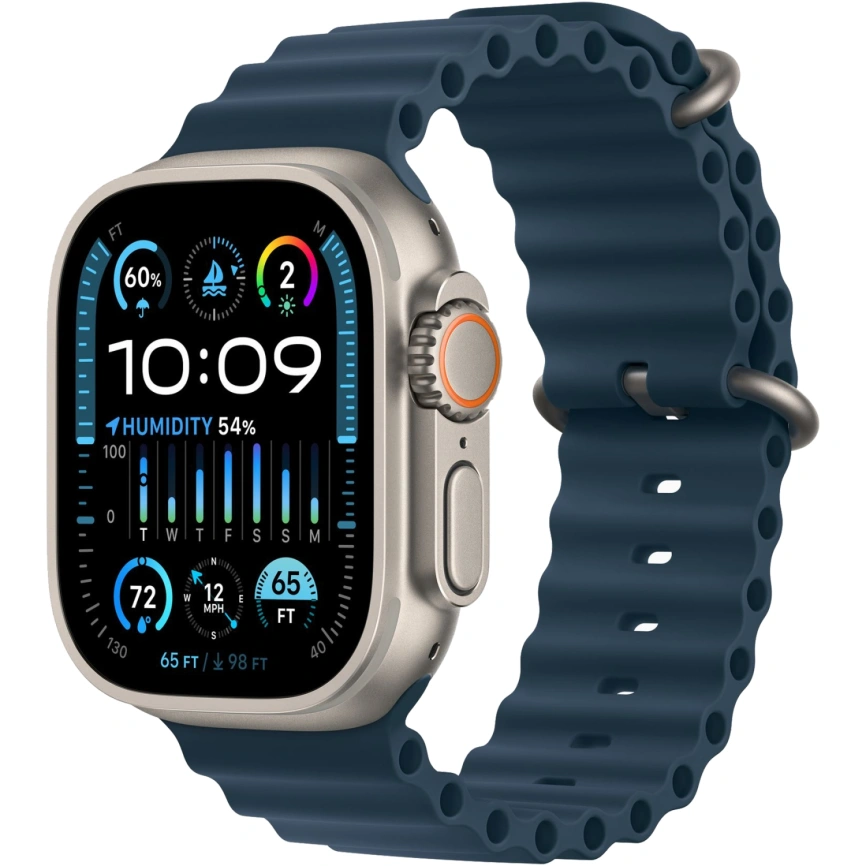 Смарт-часы Apple Watch Ultra 2 - 49 mm ремешок Ocean band | Blue