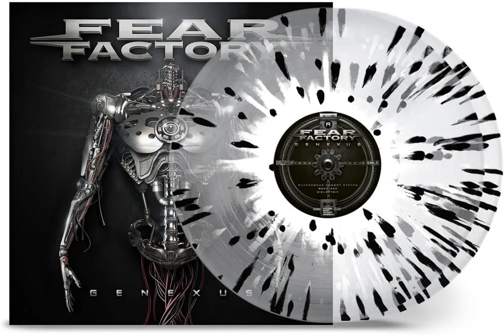 Виниловая пластинка FEAR FACTORY - Genexus (Crystal Clear W/ Black & White Splatter)