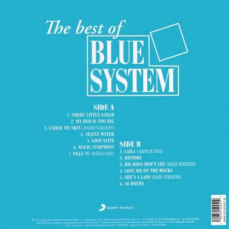 Виниловая пластинка BLUE SYSTEM - The Best of Blue System