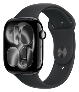 Смарт-часы Apple Watch Series 11, 42 мм Jet Black Aluminum Black Sport Band M/L