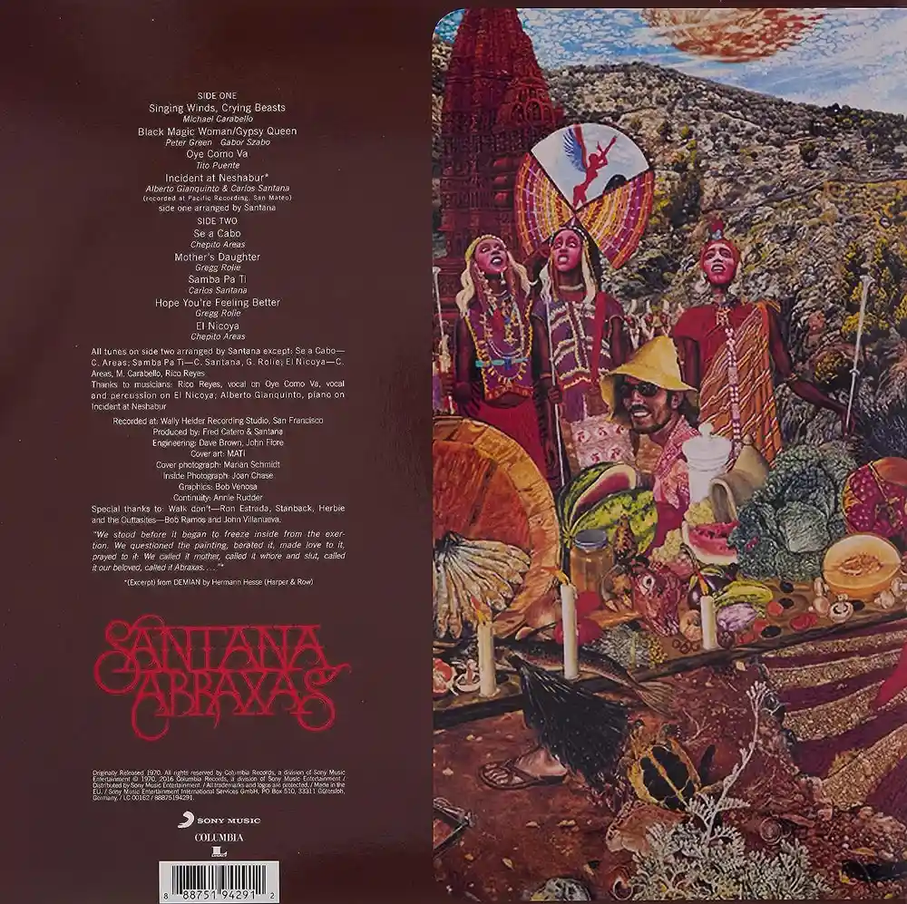 Виниловая пластинка SANTANA - Abraxas
