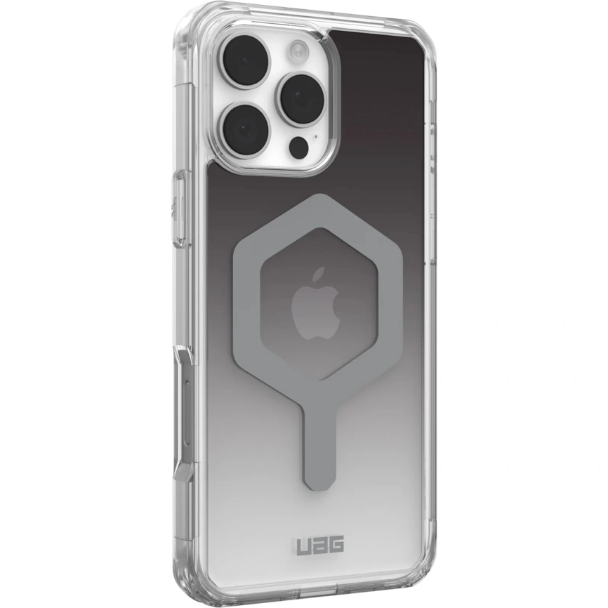 Чехол UAG MagSafe Plyo для iPhone 16 Pro Black/Clear Ombre