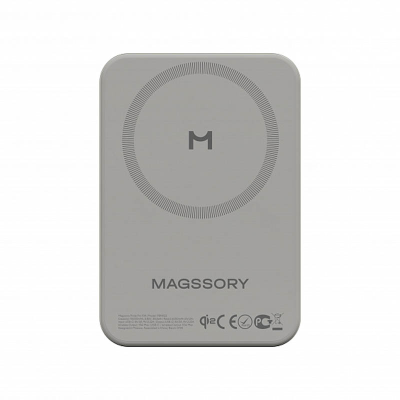 Беспроводной внешний аккумулятор Magssory Pride 10K Magnetic Power Bank