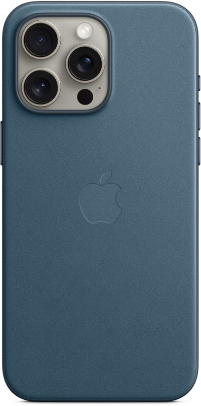 Чехол Apple MagSafe FineWoven для iPhone 15 pro Темно-синий - MT4Q3