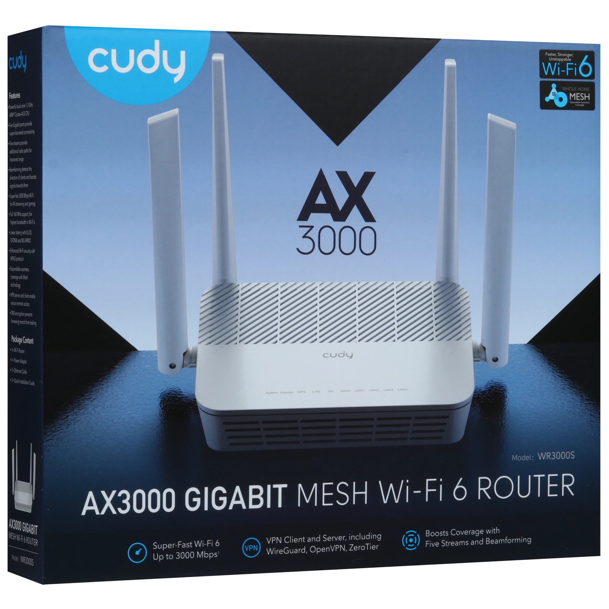 Беспроводной маршрутизатор Cudy WR3000S