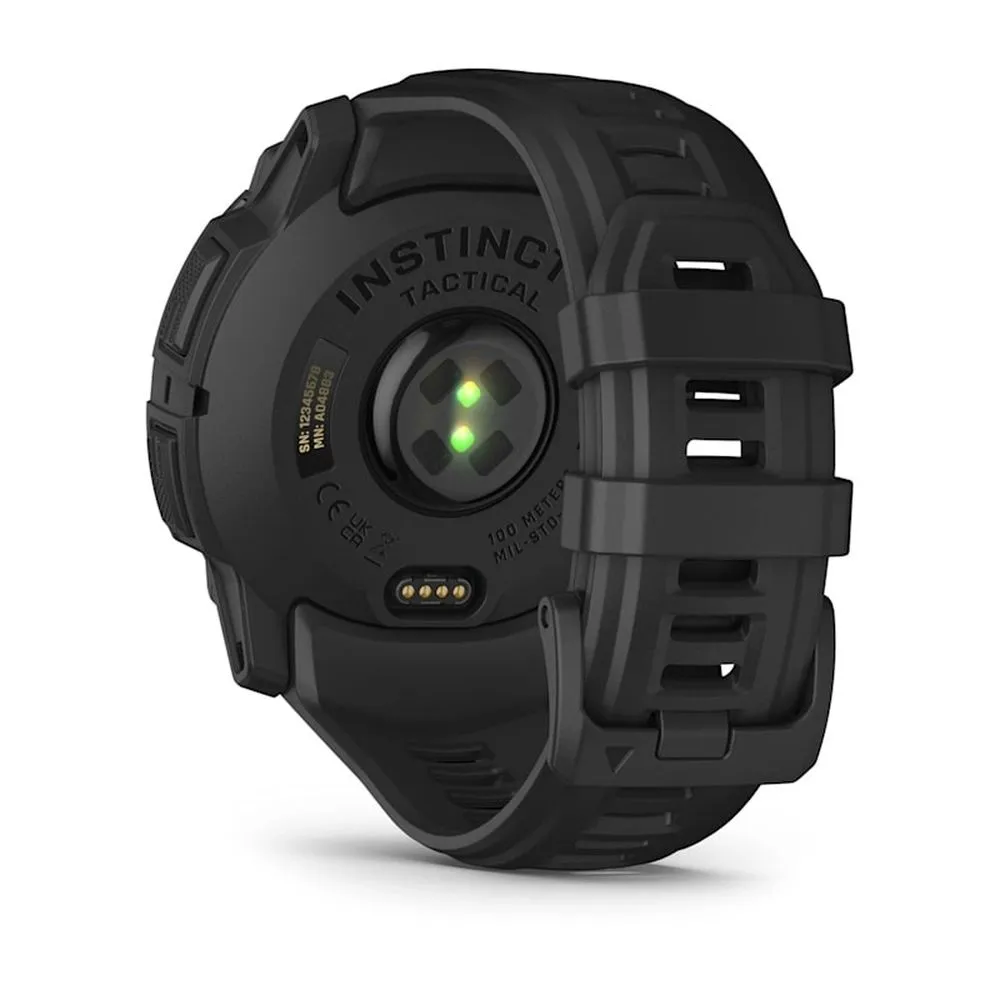 Смарт-часы Garmin Instinct 3 Tactical Edition - 50 mm, Solar, Черный, черный ремешок