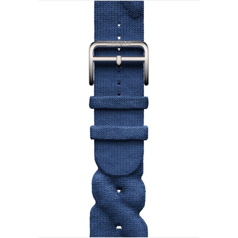 Смарт-часы Apple Watch S10 Hermes - 46 mm, браслет Torsade Single Tour (Navy | синий)