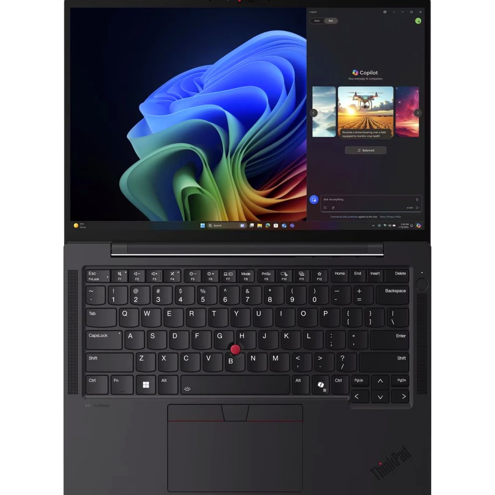 Ноутбук Lenovo ThinkPad T14s 21R1002TUS (14", Intel Core Ultra 7 255U, 16 ГБ, 512 ГБ SSD) черный