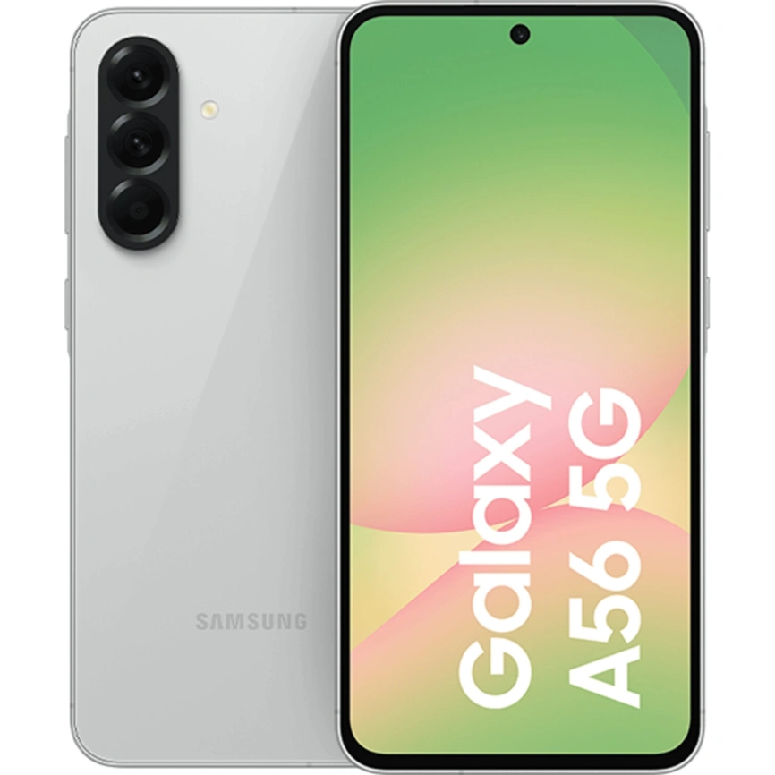 Смартфон Samsung Galaxy A56 5G 8/256 ГБ (Серый | Awesome Lightgray) Смартфон Samsung Galaxy A56 5G 8/256 ГБ (Серый | Awesome Lightgray)