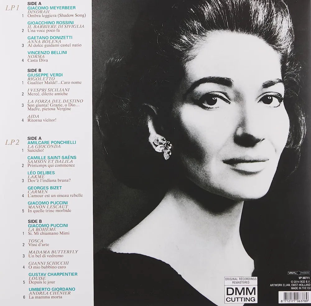 Виниловая пластинка CALLAS MARIA - Incomparable