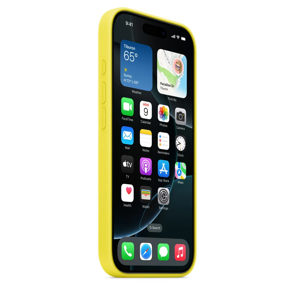 Чехол Apple для iPhone 16 Pro Silicone with MagSafe Star Fruit (реплика)
