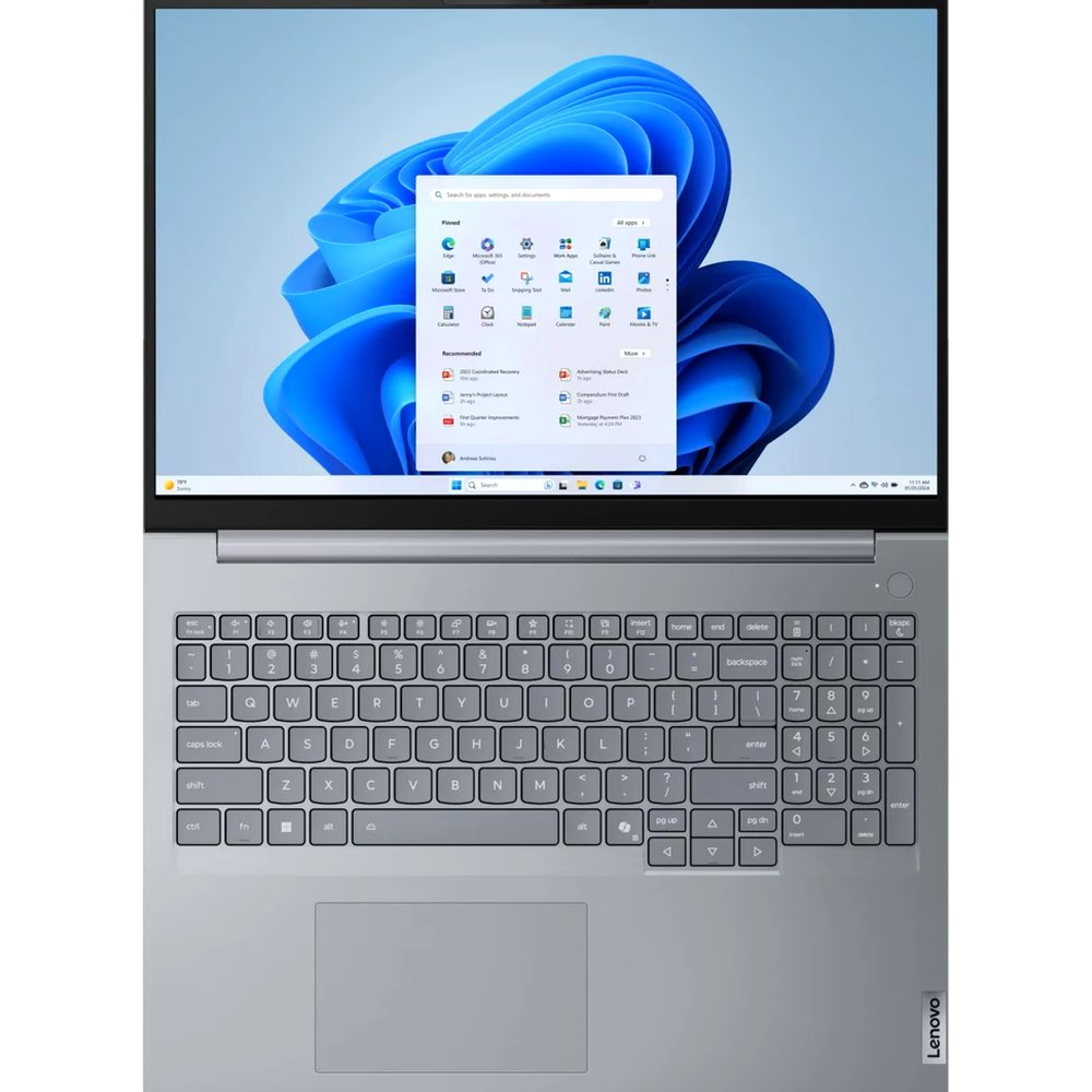 Ноутбук Lenovo ThinkBook 16 G9 IRL 21US000CRI (16", Intel Core i5-13420H, 16 ГБ, 512 ГБ SSD), серый