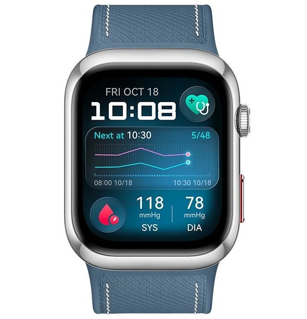 Смарт-часы Huawei Watch D2 - 48 mm, Silver Blue