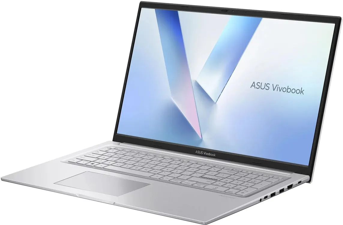 Ноутбук ASUS Vivobook 17 X1704VA 90NB13X1-M00MT0 (17.3", Intel Core 7 150U, 16 ГБ, 1 ТБ SSD), серебристый