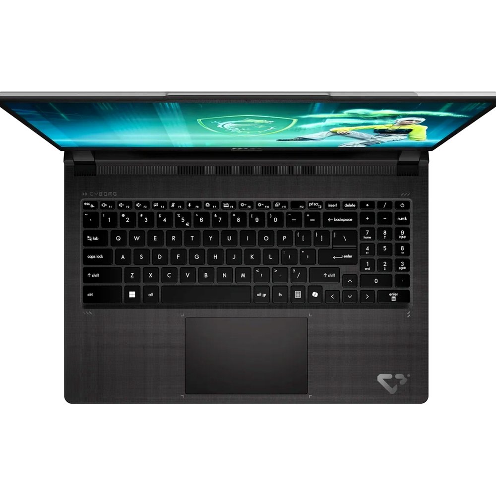 Ноутбук MSI Cyborg 15 240H 9S7-15T121-014 (15.6", Intel Core 7 240H, 16 ГБ, 1 ТБ SSD, RTX 5060 8 ГБ, 144 Гц) серый