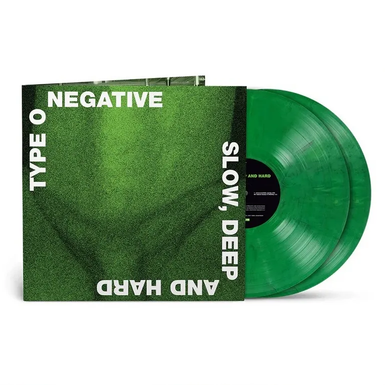 Виниловая пластинка TYPE O NEGATIVE - Slow Deep And Hard (Green & Black Marbled)