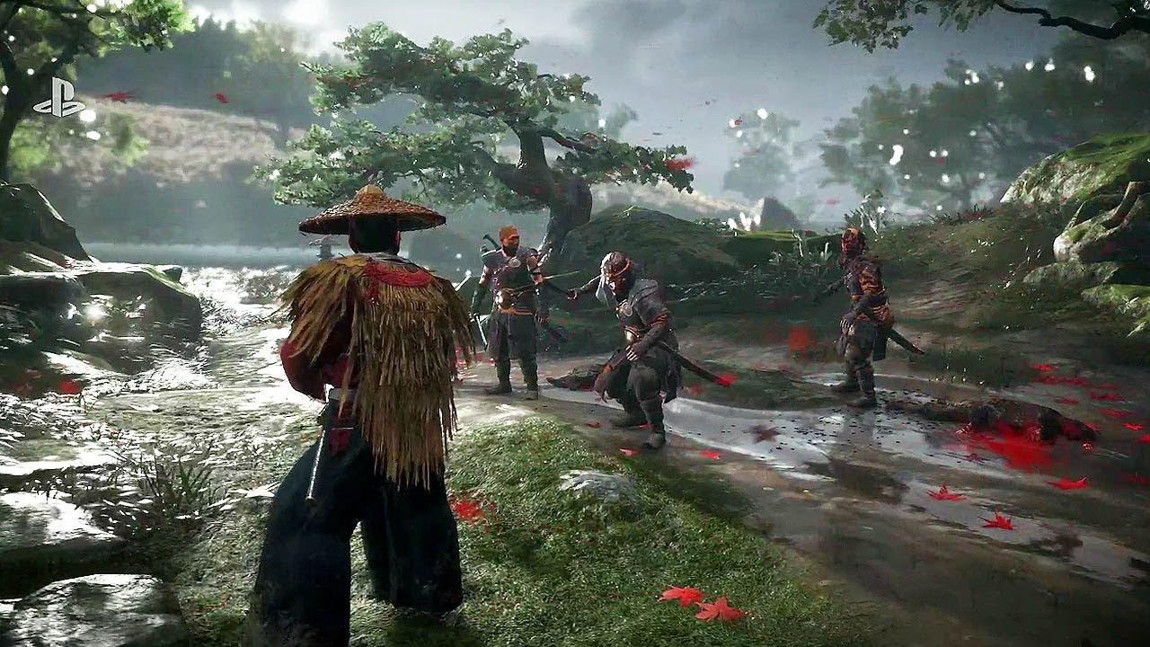 Игра Ghost of Tsushima, русский язык (PS4)