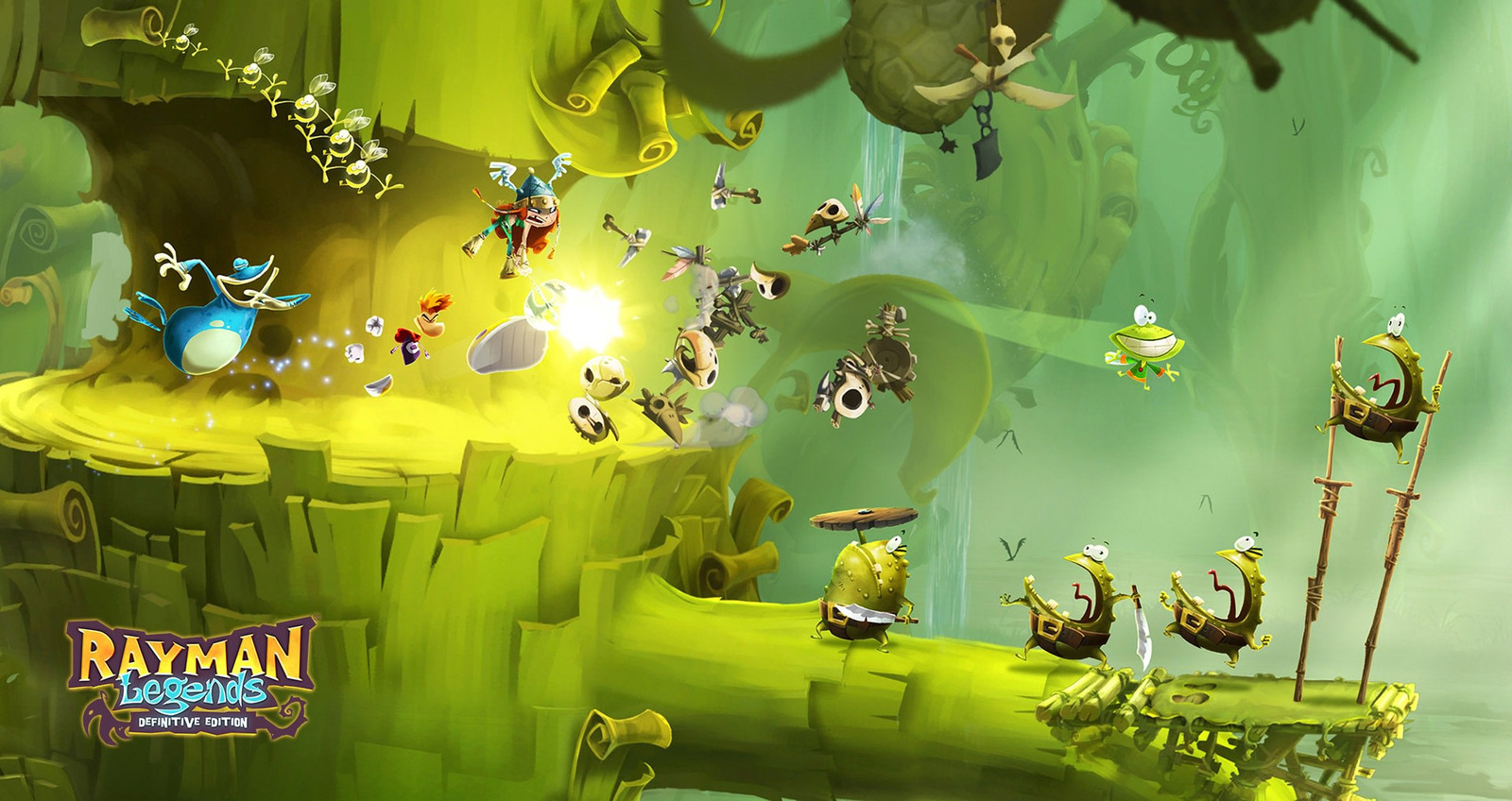 Игра Rayman Legends, русские субтитры (NS)