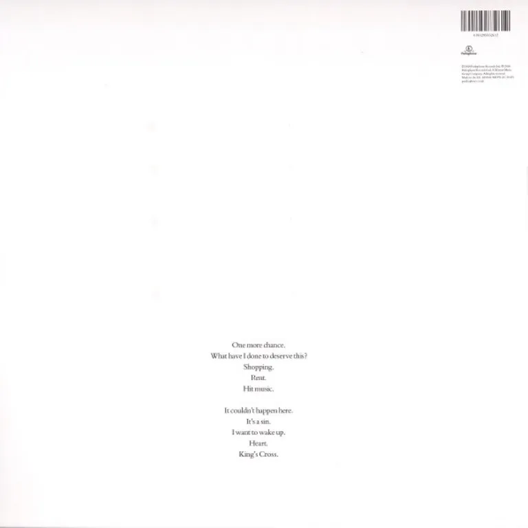 Виниловая пластинка PET SHOP BOYS - Actually