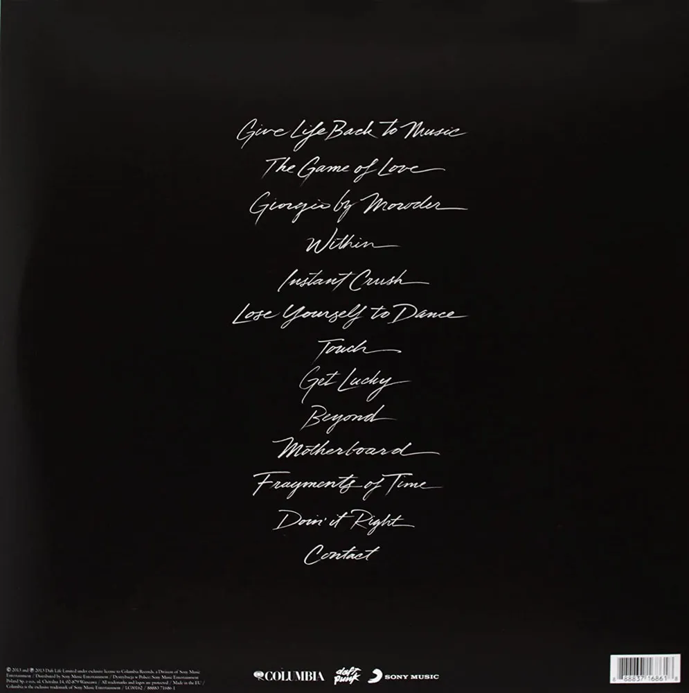 Виниловая пластинка DAFT PUNK - Random Access Memories
