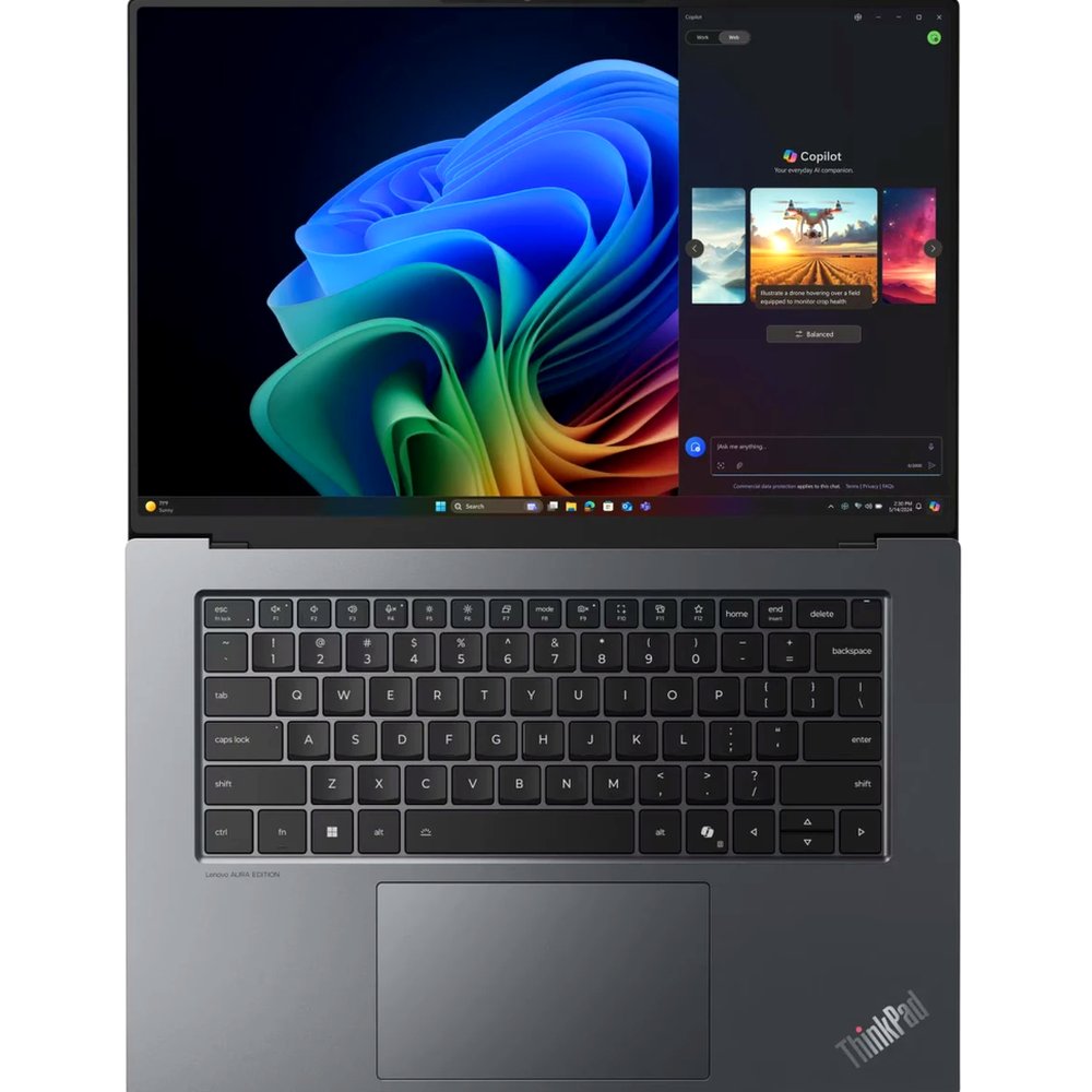 Ноутбук Lenovo ThinkPad X9 15 21Q6006RUS (15.3", Intel Core Ultra 7 258V, 32 ГБ, 512 ГБ SSD, сенсорный экран) серый