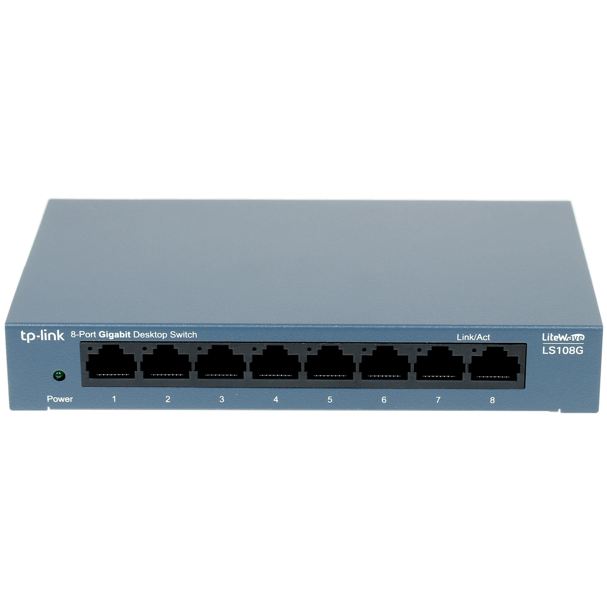 Коммутатор TP-Link LS108G, 8 портов, 10/100/1000 Мбит/с, неуправляемый