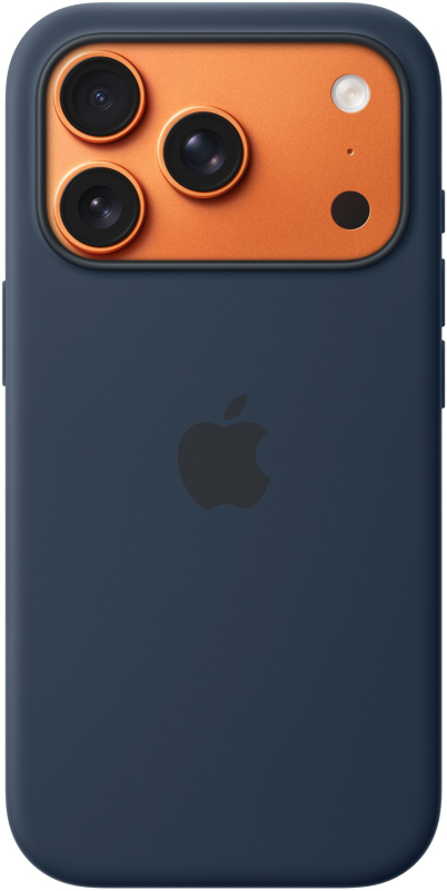 Чехол Apple для iPhone 17 Pro Silicone MagSafe, Темно-синий