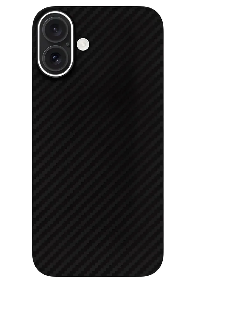 Чехол накладка KZDOO Keivlar для iPhone 16, черный