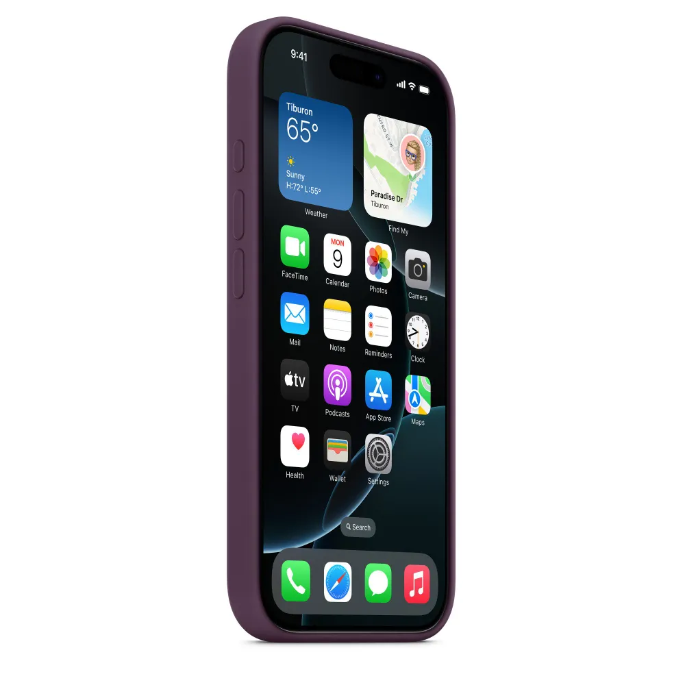 Чехол Apple для iPhone 16 Pro Silicone with MagSafe Plum
