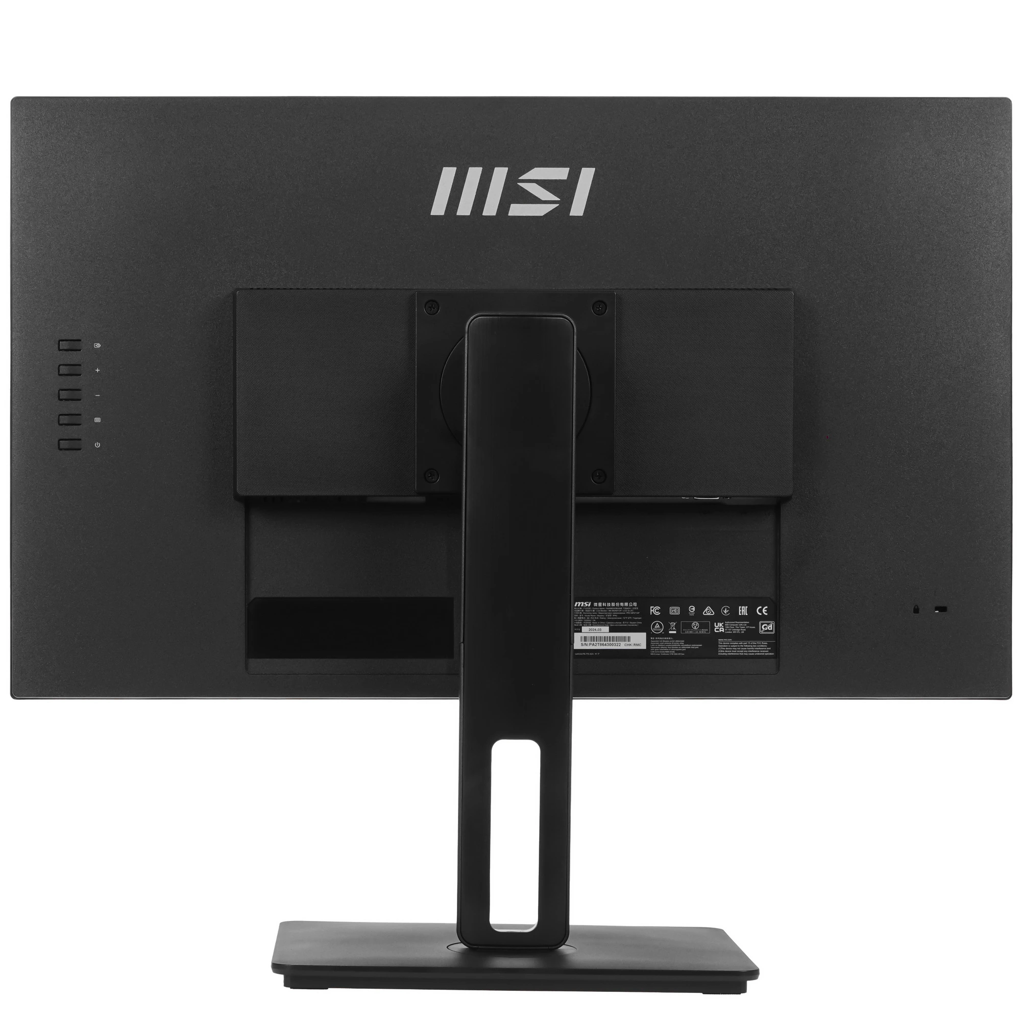 Монитор MSI PRO MP271AP 27" 100 Гц IPS Черный