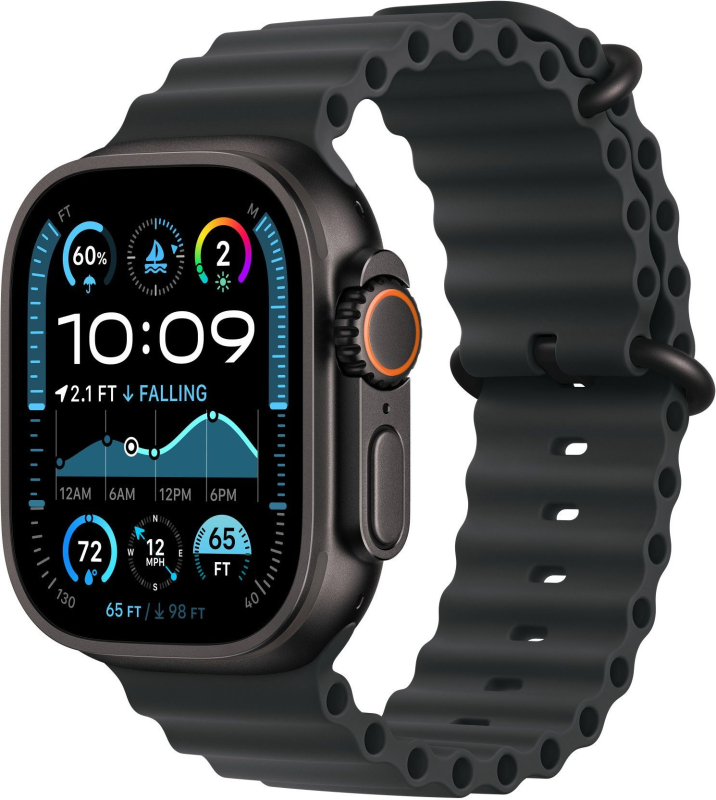 Ремешок Ocean Band для Apple Watch Ultra - 49mm черный
