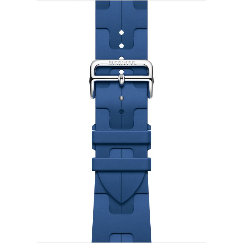 Смарт-часы Apple Watch S10 Hermes - 46 mm браслет Kilim Single Tour (Bleu de France | синий)