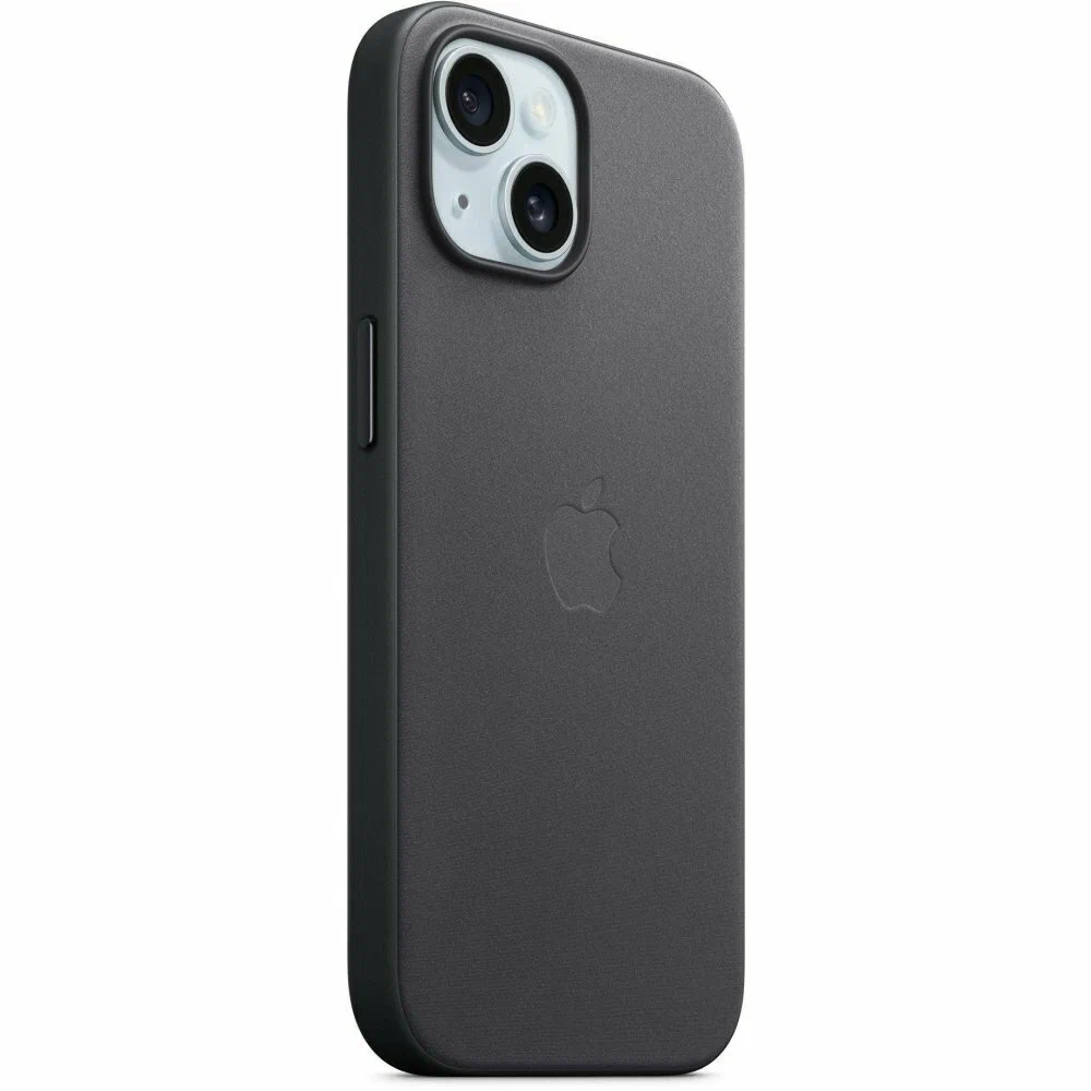 Чехол Apple MagSafe FineWoven для iPhone 15 plus Черный - MT423