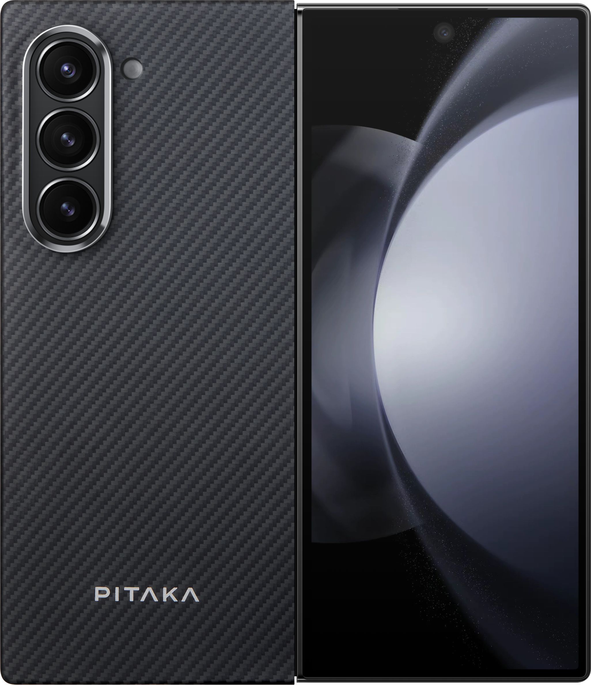 Чехол Pitaka Fusion Weaving MagEZ Case 5 для Galaxy Z Fold6 черный Чехол Pitaka Fusion Weaving MagEZ Case 5 для Galaxy Z Fold6 черный